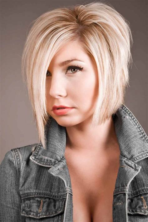 aline haircut short|short layered a line bob.